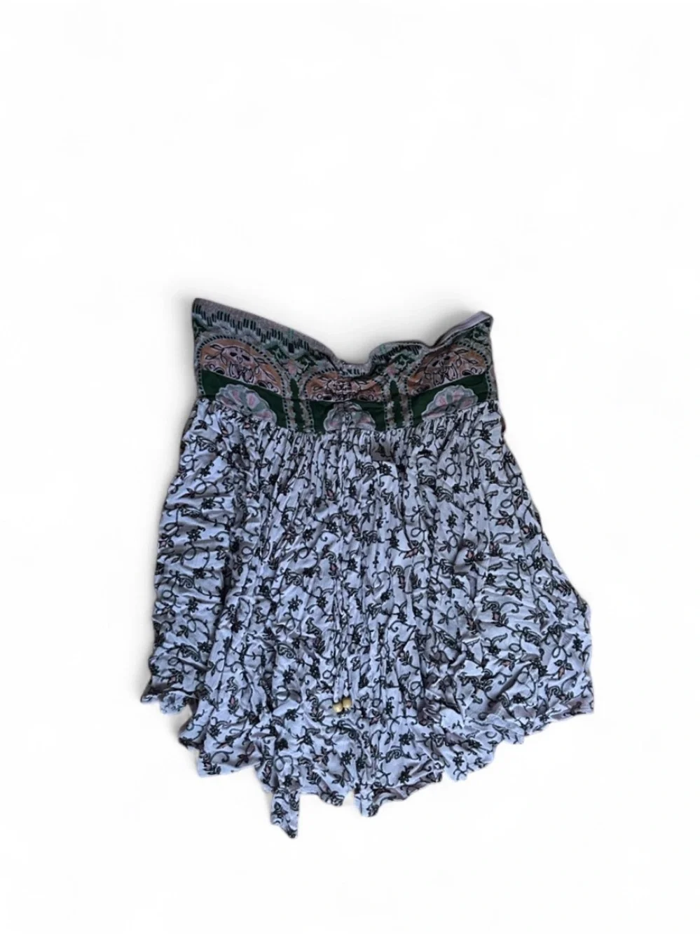Free people rowen Lavender Strapless Printed romper